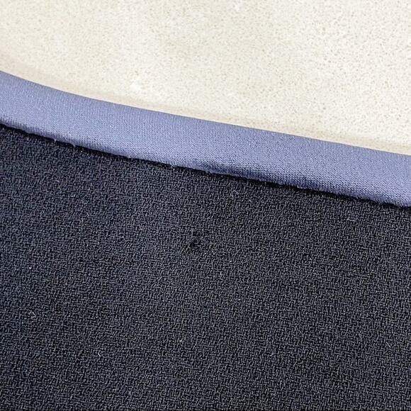 Wilfred Boxy Structured Top Snap Waist Blouse Black Blue XS - Picture 8 of 8